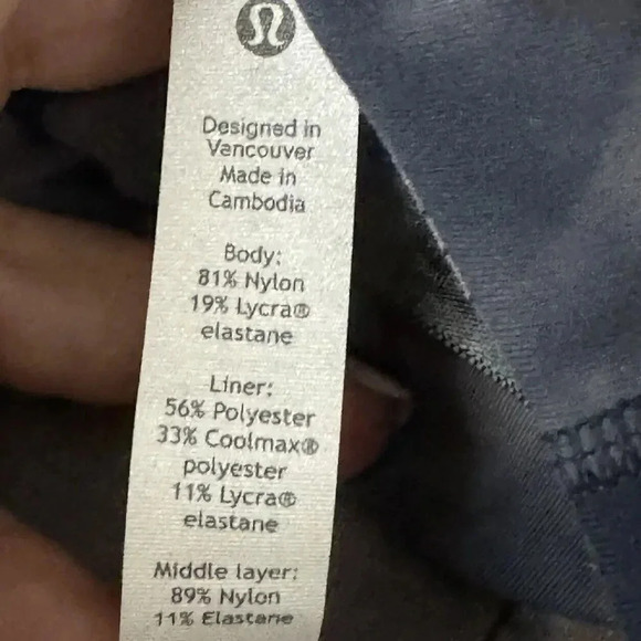 Lululemon Key to Balance Tank Top Diamond Dye Lunar Rock True Navy size 0 - Picture 6 of 7